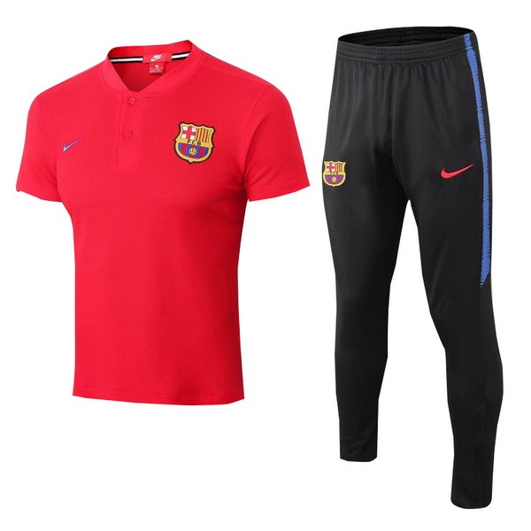 Polo Barcelona Conjunto Completo 2018/19 Rojo